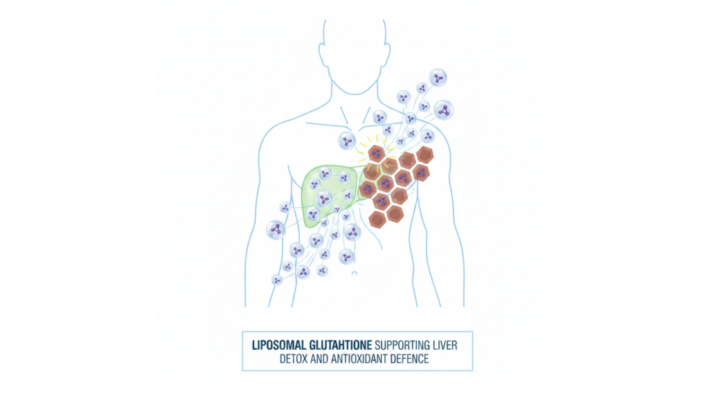 Liposomal Glutathione supporting liver detox 