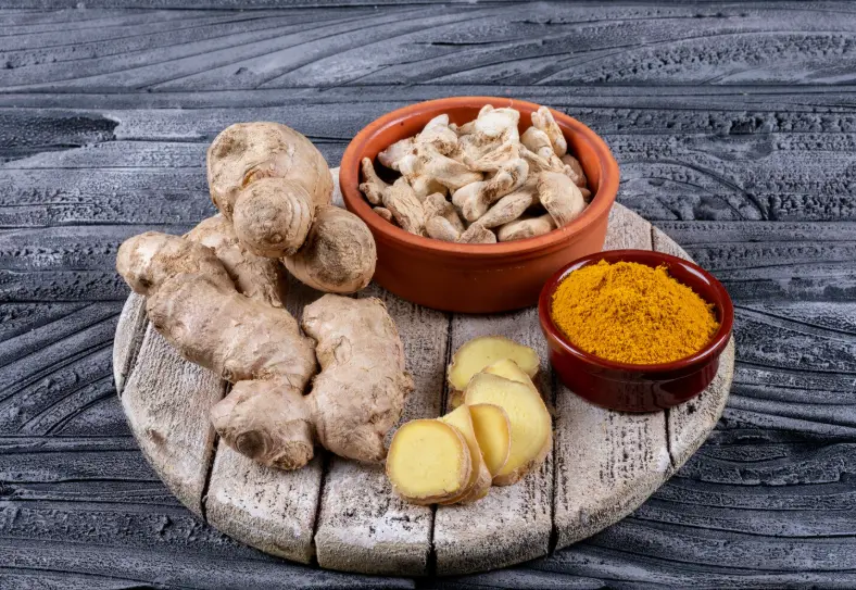 Traditional Indian spices rich in antioxidants.